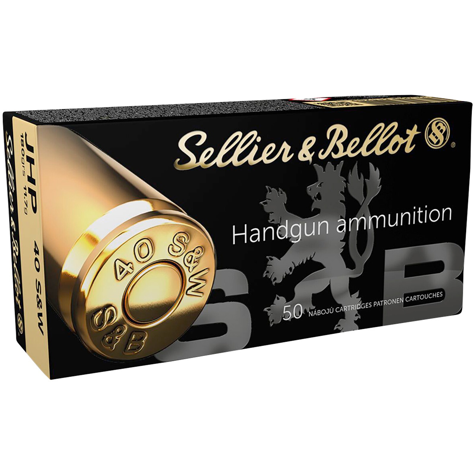 Sellier & Bellot .40 S&W JHP 11,7g/180grs., 50 Stück