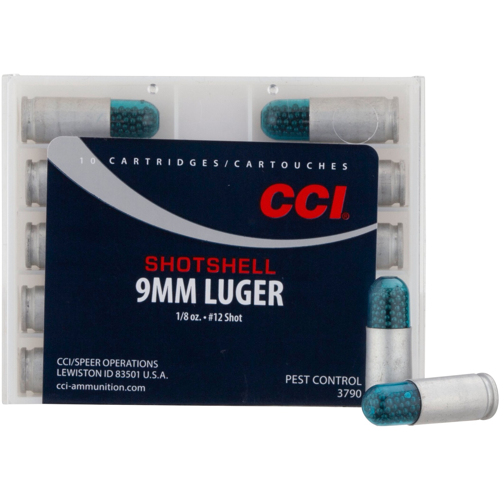 CCI 9 mm Luger Schrot 3,4g/53grs., 10 Stück