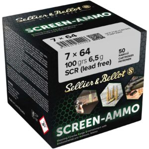Sellier & Bellot 7x64 Screen-Ammo SCR Zink 6,5g/100grs., 50 Stück