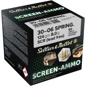 Sellier & Bellot .30-06 Spr. Screen-Ammo SCR Zink 8,0g/124grs., 50 Stück