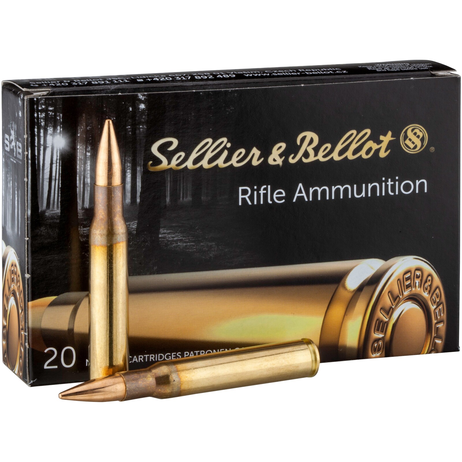 Sellier & Bellot .30-06 Spr. Vollmantel für M1 Garand 9,7g/150grs., 20 Stück