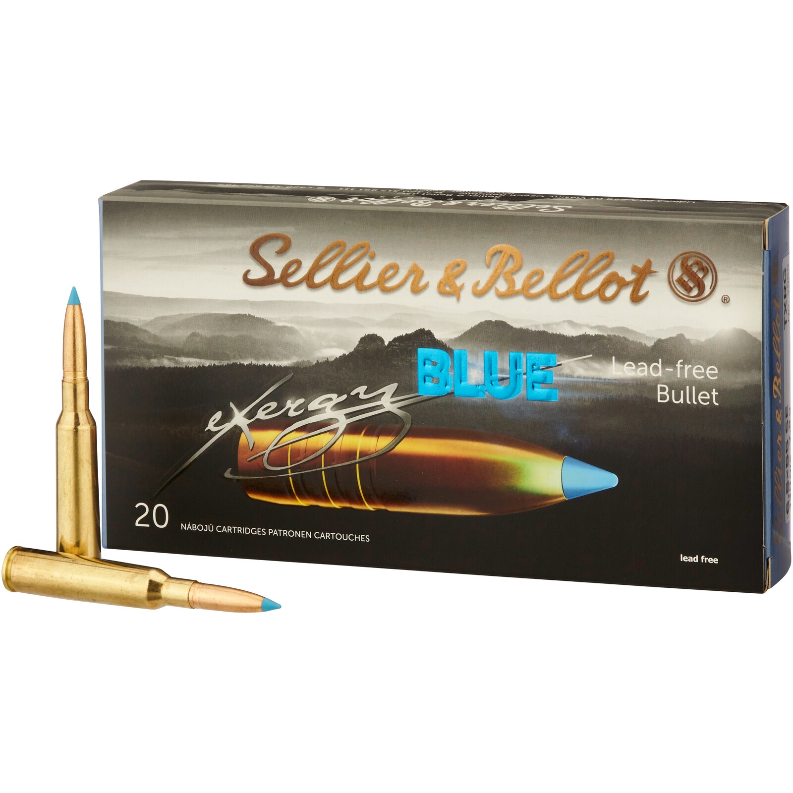 Sellier & Bellot 6,5x55 TXRG blue 7,8g/120grs., 20 Stück