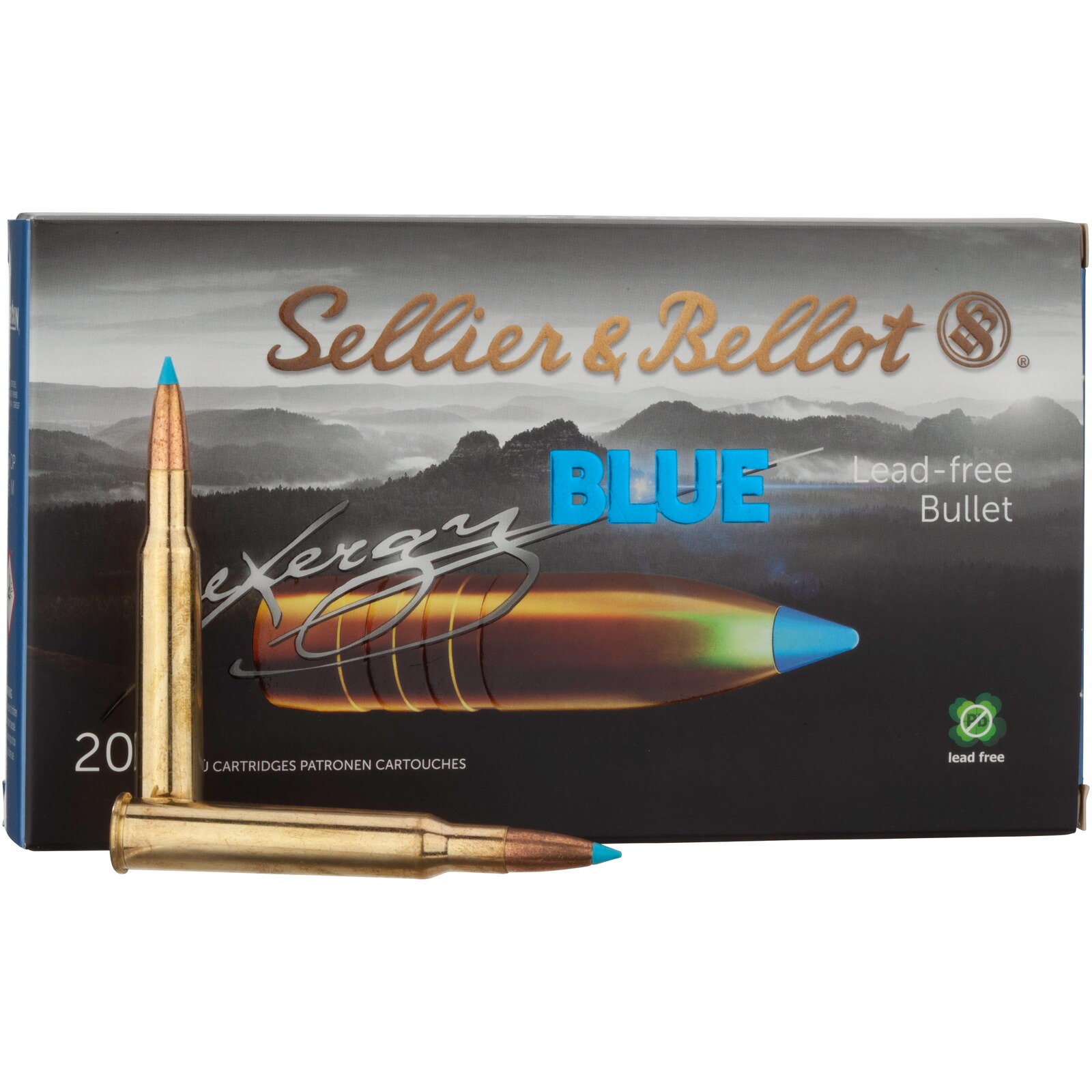 Sellier & Bellot 7x65 R tipped eXergy blue 9,7g/150grs., 20 Stück