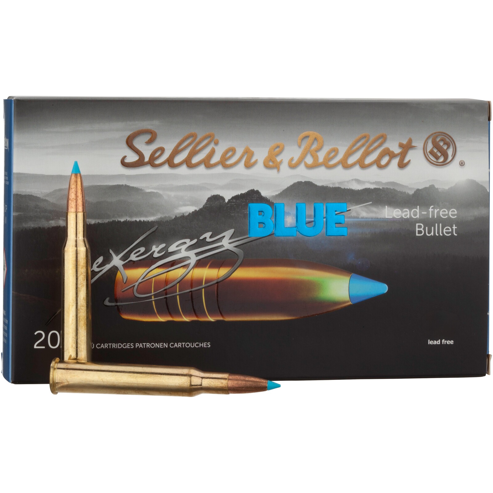 Sellier & Bellot 7x65 R tipped eXergy blue 9,7g/150grs., 20 Stück