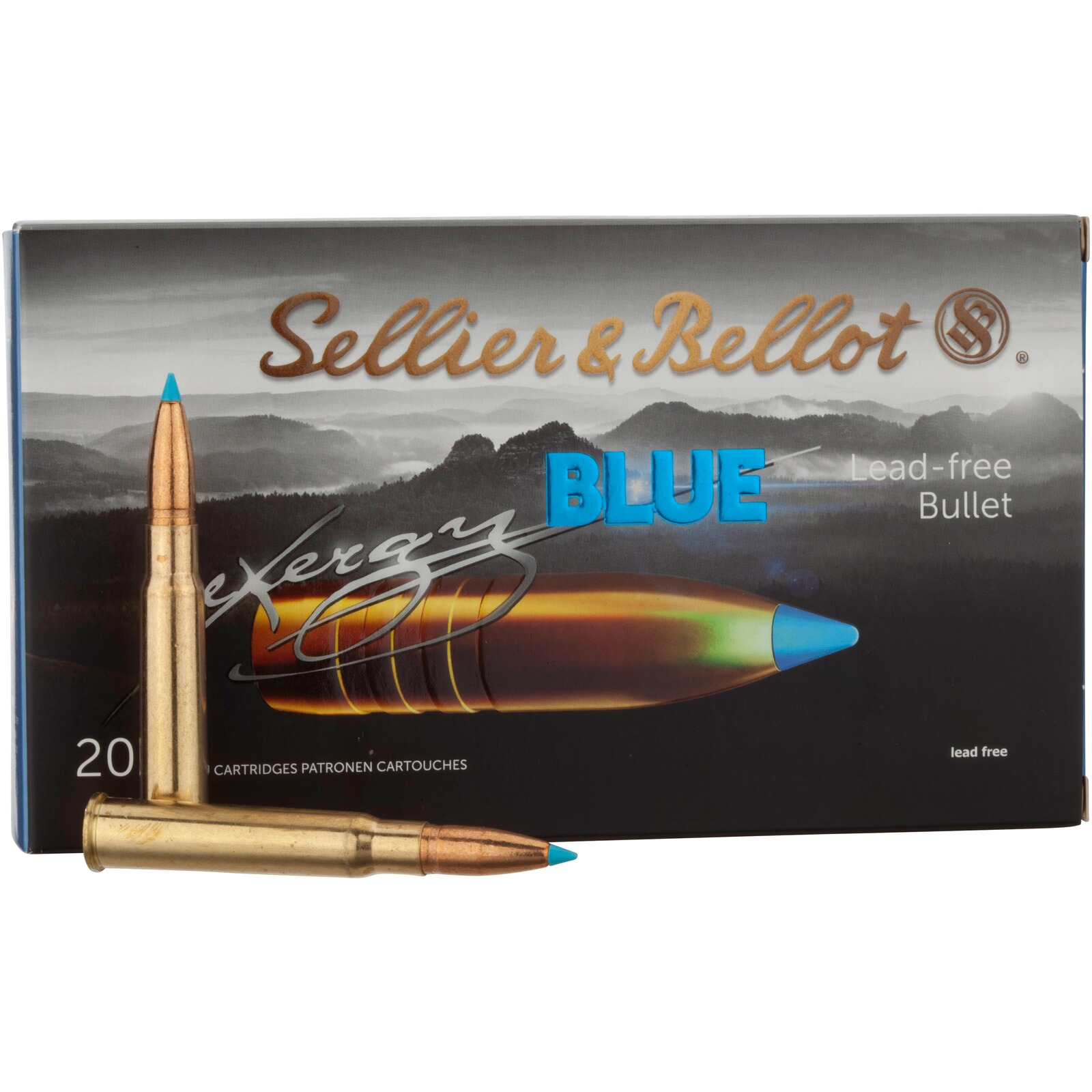 Sellier & Bellot 8x57 IRS tipped eXergy blue 11,7g/180grs., 20 Stück