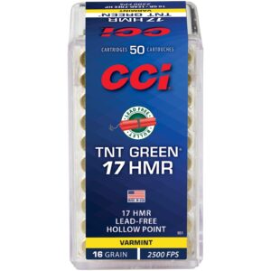 CCI .17 HMR TNT Green HP 1/16 g/grs., 50 Stück
