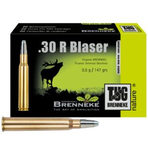 Brenneke .30 R Blaser TUG nature+ 9,5g/147grs., 20 Stück