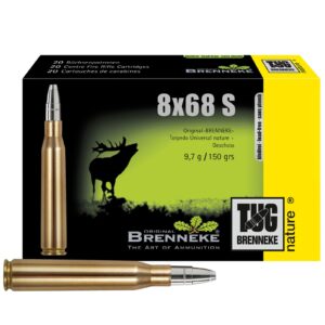 Brenneke 8x68 S TUG nature+ 9,7g/150grs., 20 Stück