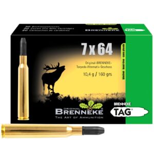 Brenneke 7x64 TAG 10,4g/160grs., 20 Stück