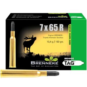 Brenneke 7x65 R TAG 10,4g/160grs., 20 Stück