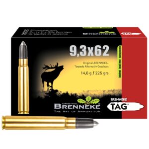 Brenneke 9,3x62 TAG bleifrei 14,6g/225grs., 20 Stück