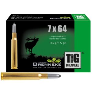 Brenneke 7x64 TIG 11,5g/177grs., 20 Stück