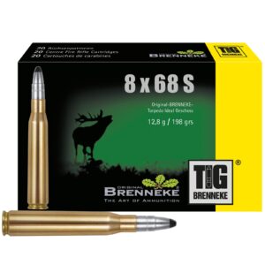 Brenneke 8x68 S TIG 12,8g/198grs., 20 Stück