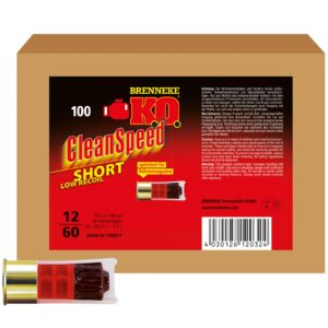 Brenneke K.O. CleanSpeed Short für Repetierflinten 28,4g, 100 Stück