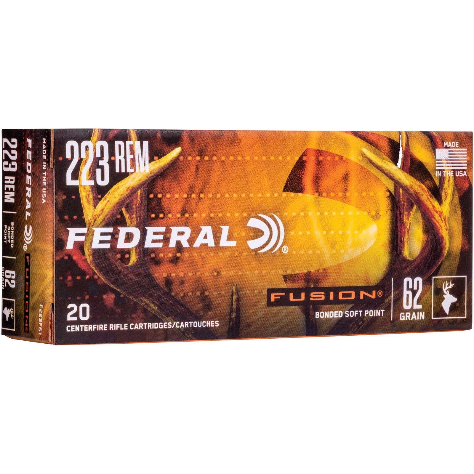 Federal Ammunition .223 Rem. Fusion 4,0g/62grs., 20 Stück