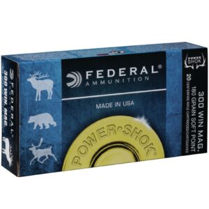 Federal Ammunition .300 Win. Mag. Power Shok Tlm 11,7g/180grs., 20 Stück
