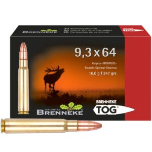 Brenneke 9,3x64 TOG 16,0g/247grs., 20 Stück