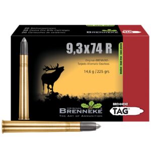 Brenneke 9,3x74 R TAG bleifrei 14,6g/225grs., 20 Stück