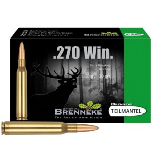Brenneke .270 Win. Basic Teilmantel 8,4g/130grs., 20 Stück