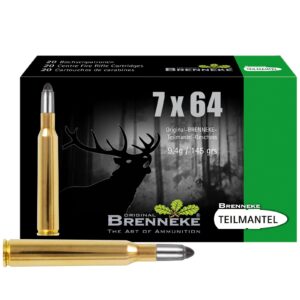 Brenneke 7x64 Basic Teilmantel 9,4g/145grs., 20 Stück