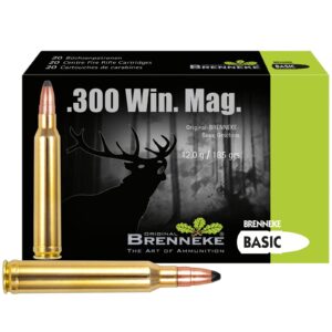 Brenneke .300 Win. Mag. BASIC TLM 12,0g/185grs., 20 Stück