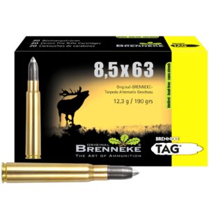 Brenneke 8,5x63 TAG 12,3g/190grs., 20 Stück