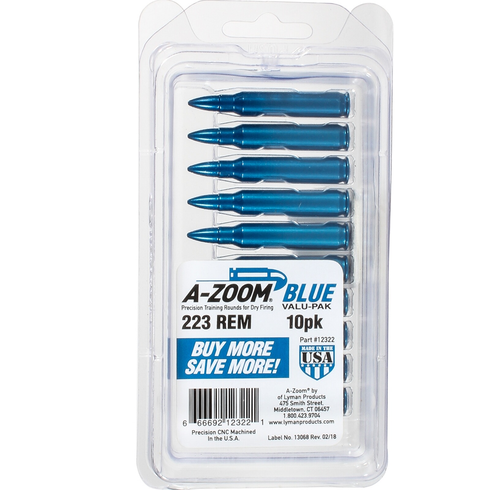 A-Zoom Pufferpatronen für Büchsen (.223 Rem. (10 Stück))