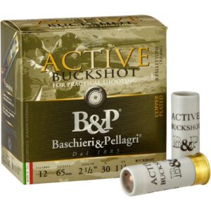 Baschieri & Pellagri 12/65 F2 Active Buckshot 8,6mm 30g, 25 Stück