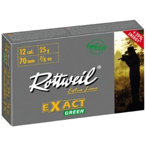 Rottweil 12/70 Flintenlaufgeschoss Exact Green 25g, 5 Stück