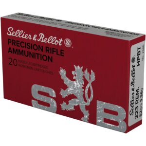 Sellier & Bellot .223 Rem. OTM HPBT 3,4g/52grs, 20 Stück