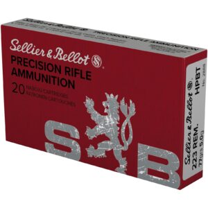 Sellier & Bellot .223 Rem. OTM HPBT 5,0g/77grs., 20 Stück