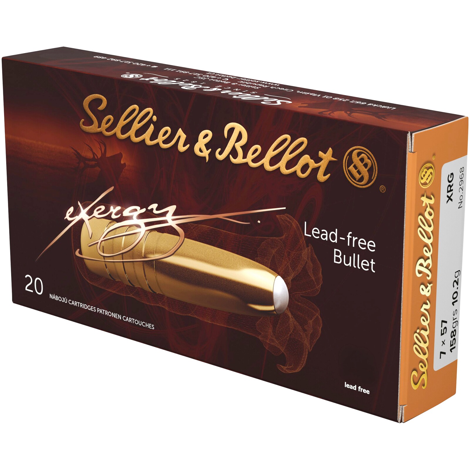 Sellier & Bellot 7x57 eXergy bleifrei 10,2g/158grs., 20 Stück