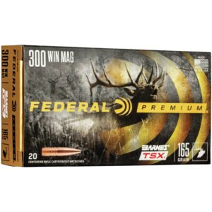 Federal Ammunition .300 Win. Mag. Vital-Shok Barnes TSX 10,7g/165grs., 20 Stück