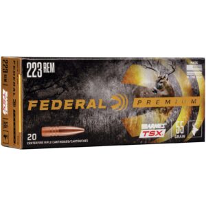 Federal Ammunition .223 Rem. Vital-Shok Barnes TSX 3,6g/55grs., 20 Stück