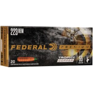 Federal Ammunition .223 Rem. Trophy Copper bleifrei 3,6g/55grs., 20 Stück