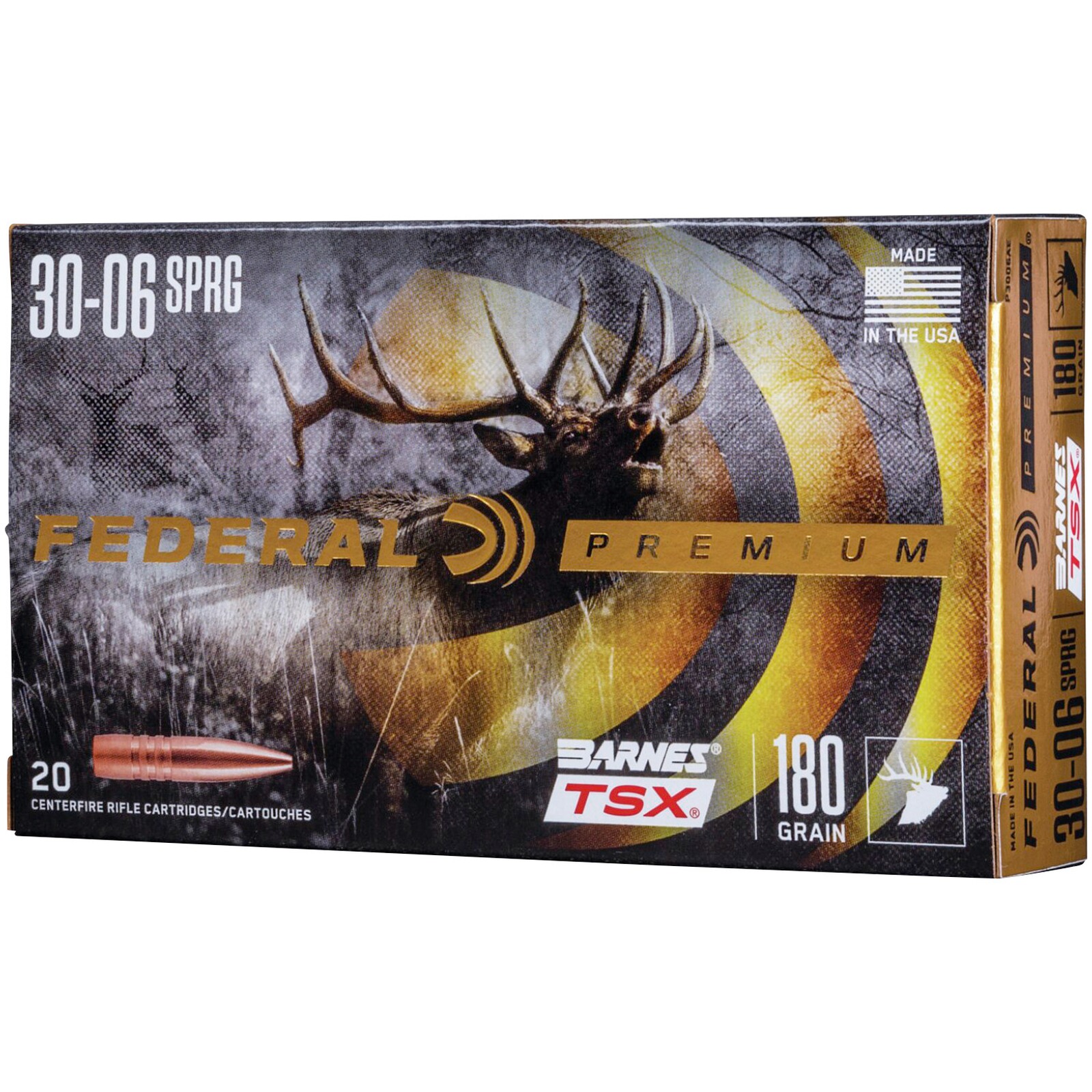 Federal Ammunition .30-06 Spr. Vital-Shok Barnes TSX 11,7g/180grs., 20 Stück