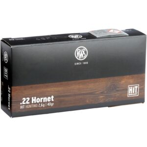 RWS .22 Hornet HIT 2,6g./40grs., 20 Stück
