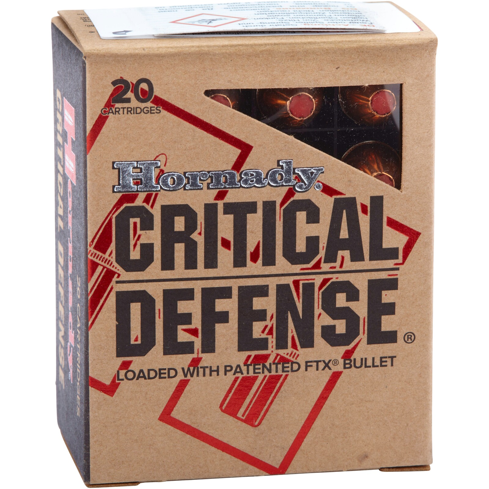 Hornady .45 ACP Critical Defense FTX 11,9g/185grs., 20 Stück