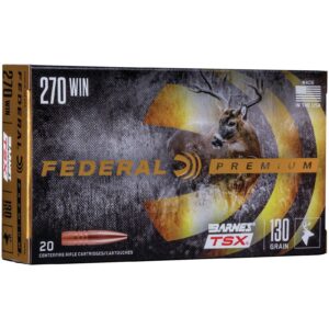Federal Ammunition .270 Win. Vital-Shok Barnes TSX 8,45g/130grs., 20 Stück