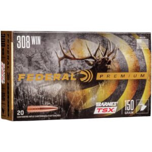 Federal Ammunition .308 Win. Vital-Shok Barnes TSX 9,7g/150grs., 20 Stück