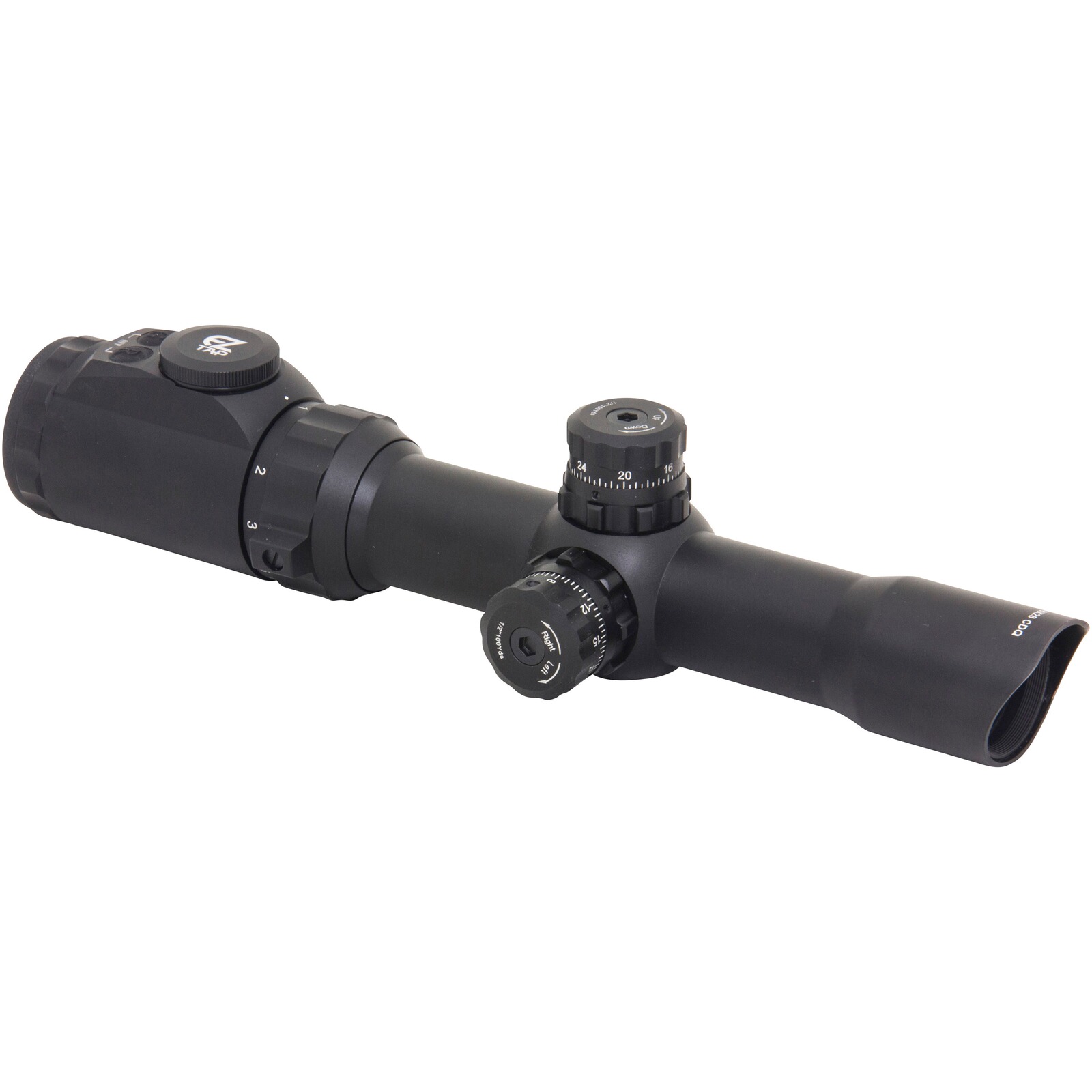 UTG Zielfernrohr Accushot CQB/MRC Scope 1-8X28, Absehen Circle Dot