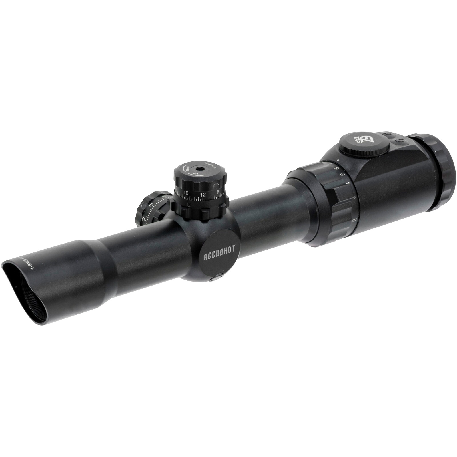 UTG Zielfernrohr Accushot CQB/MRC Scope 1-8X28, Absehen Circle Dot