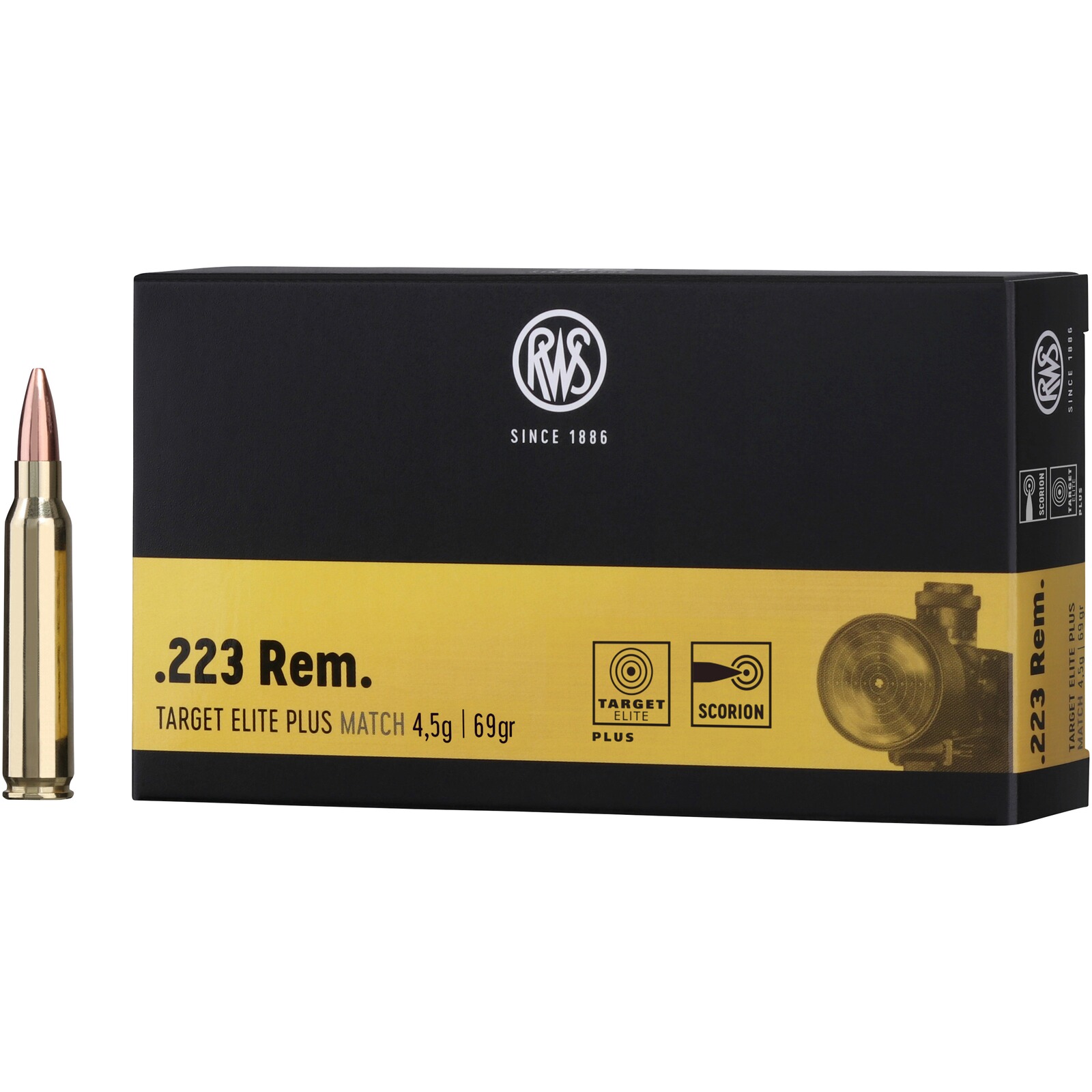 RWS .223 Rem. Scorion 4,5g/69grs., 20 Stück
