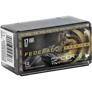 Federal Ammunition .17 HMR Speer TNT V-Shok 1,1g/17grs.