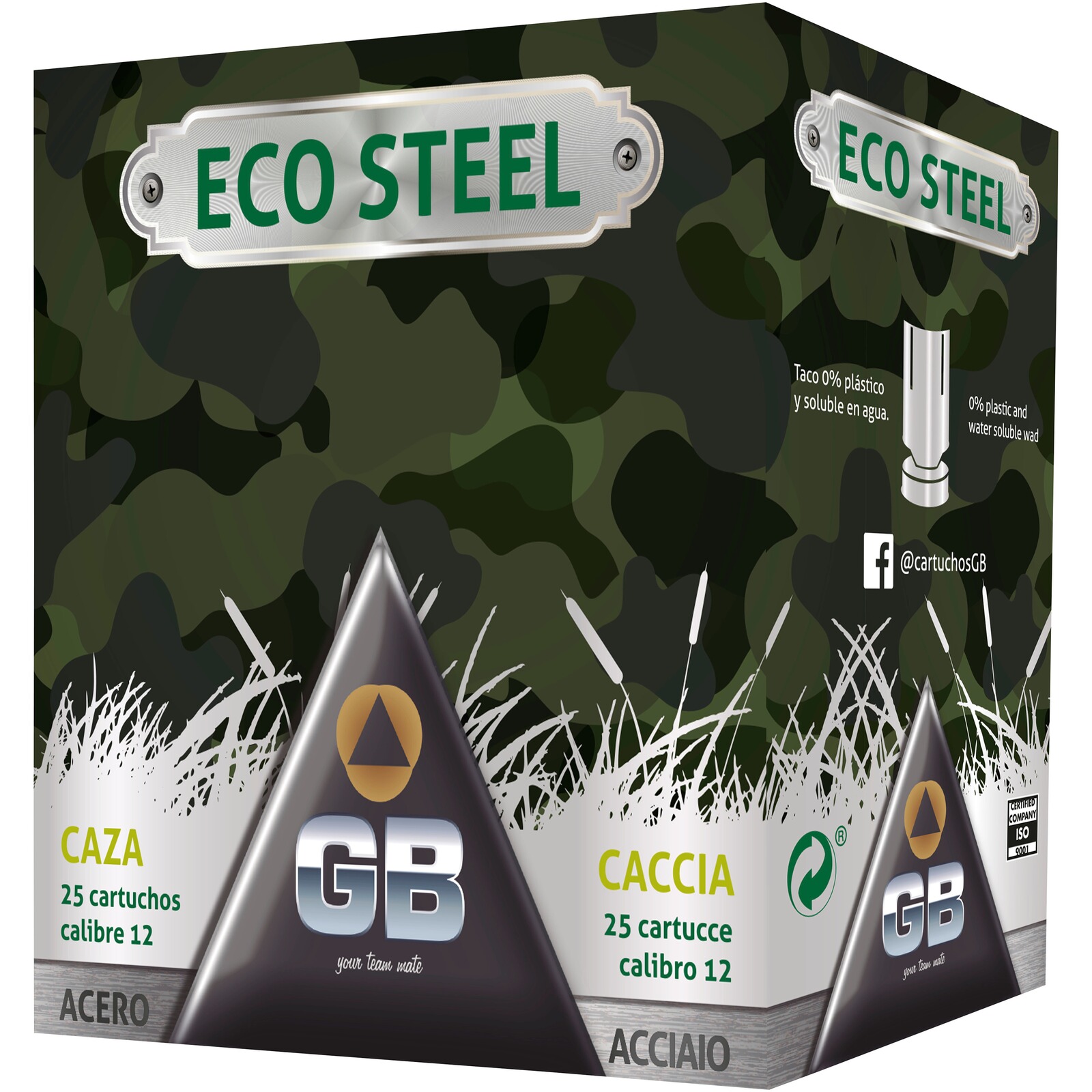GB 12/70 ECO Steel 3,25mm 30g, 25 Stück