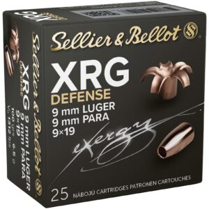 Sellier & Bellot 9 mm Luger XRG-Defense 6,5g/100grs., 25 Stück