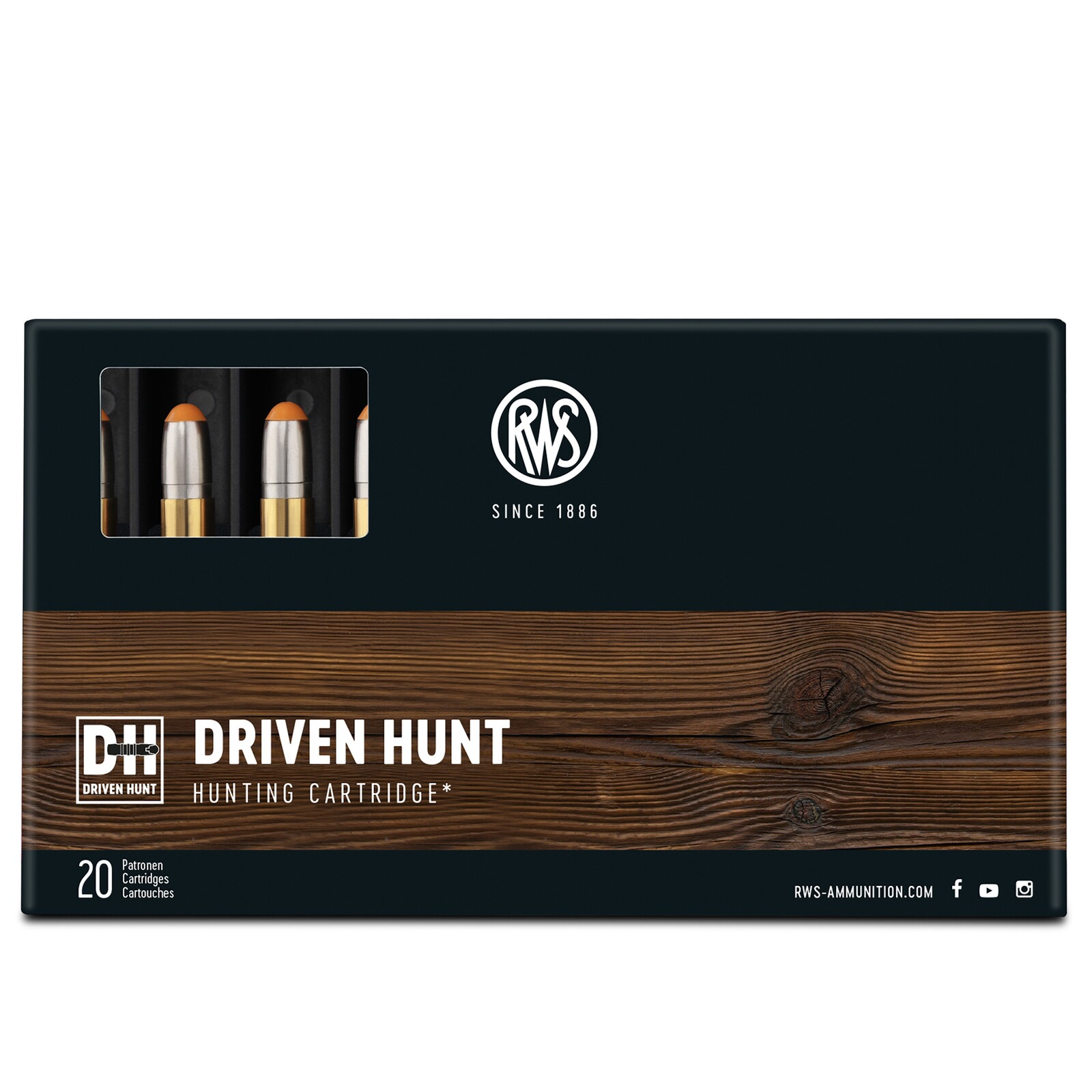 RWS .308 Win. Driven Hunt 10,7/165grs., 20 Stück