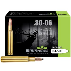 Brenneke .30-06 Spr. Basic TLM 10,7g/165grs., 20 Stück