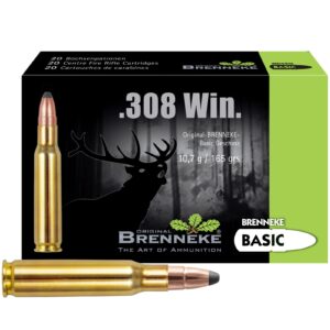 Brenneke .308 Win. Basic TLM 10,7g/165grs., 20 Stück