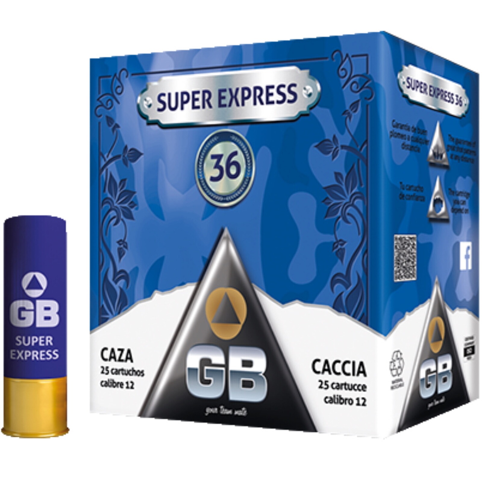 GB 12/70 Super Express 2,5mm 36g, 25 Stück